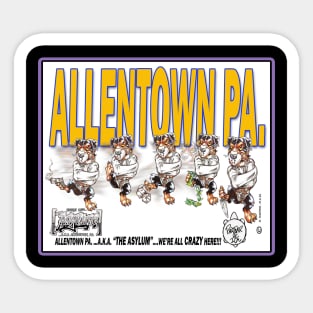 ASYLUM - ALLENTOWN PA. Sticker